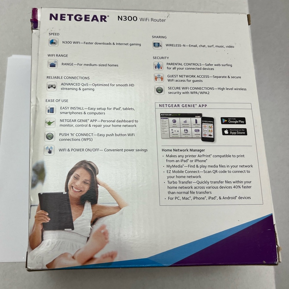 NETGEAR 🛜 N300 WiFi Router, model WNR2000 - Picture 6 of 15